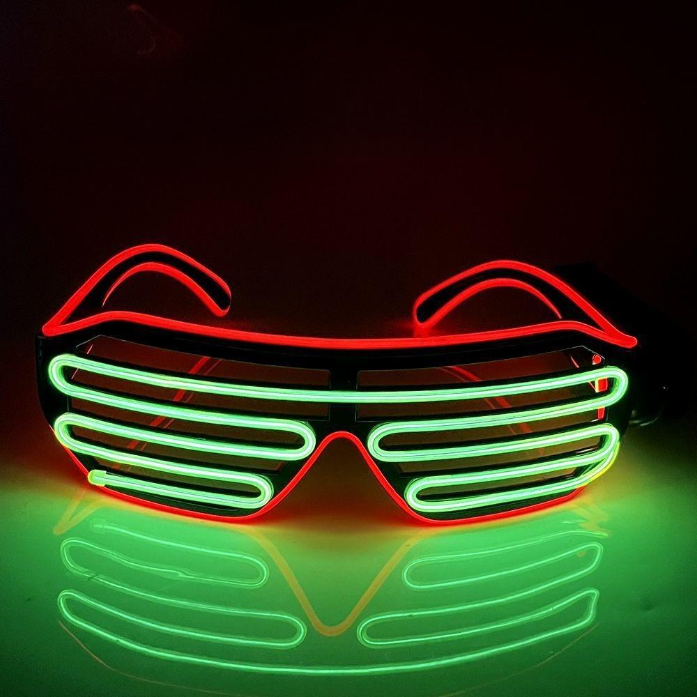 Online celebrity Bai Hui Jiang sells light-colored glasses,cold-colored glasses,the same model LED sunglasses,flashing dual-color single-color glasses