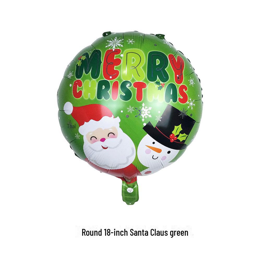 Christmas Tree Snowflake Aluminum Film Balloons for Party Decoration