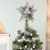 Christmas Star Tree Topper Charming Christmas Decoration Cute Tree Topper With Bell For Display Window Party Showcase Vacation