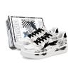Li Ning Floating Boat Solitary River Ink Shadow, Box Abrasion Resistant Slip Resistant Low Top Skateboard Shoes Women's AGCS420-6(TeamM--BOX)