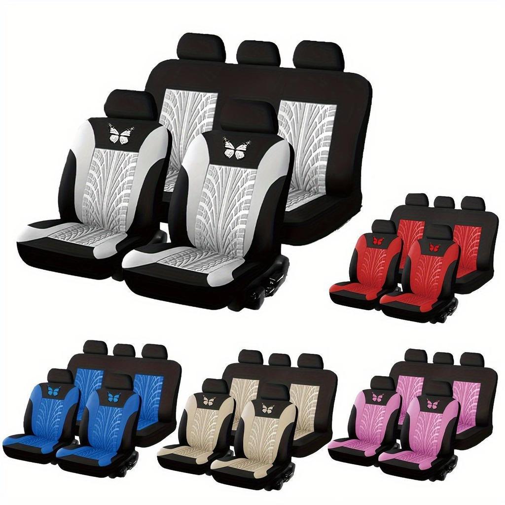 Universal Butterfly Print Car Seat Cover