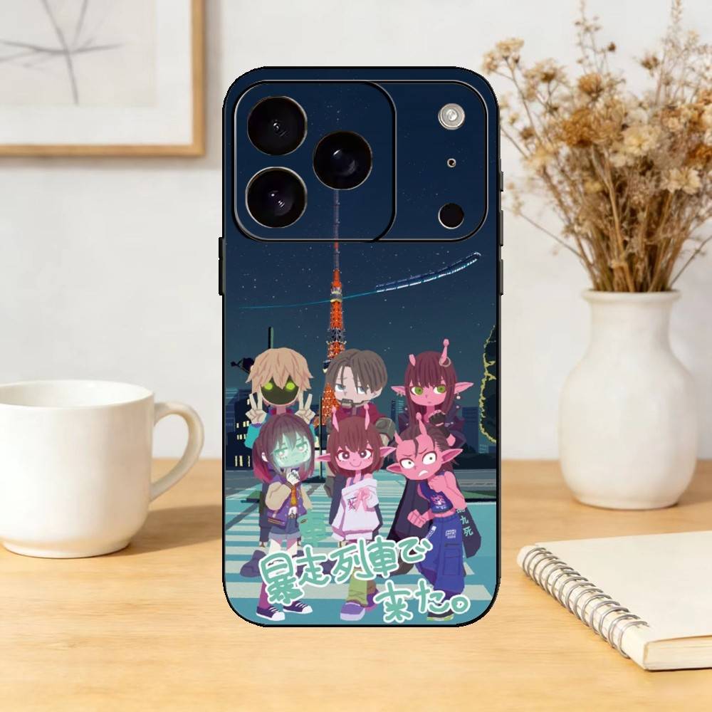 M-Milky S-Subway Phone Case For iPhone 17,16,15,14,13,12,11 Plus,Pro,Max,Mini Silicone Black Soft Cover