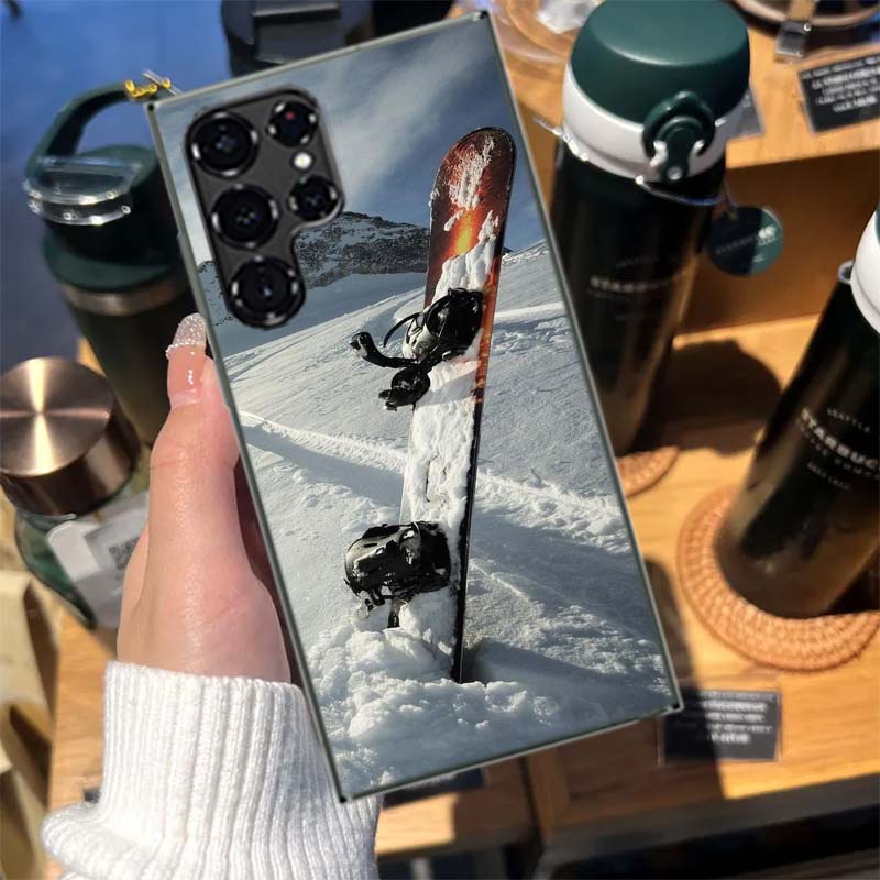 

Adventure Snowboarding Extreme Cases Phone Case for Samsung Galaxy S26 Ultra S25 Edge S24 S23 FE S21 Plus S20 S22 Cover TPU Capa Samsung S20 FE