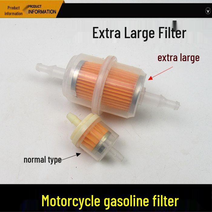 Yibai Ke Large Motorcycle Gasoline Filter 6mm/8mm for Off-road, Beach Buggy, ATV