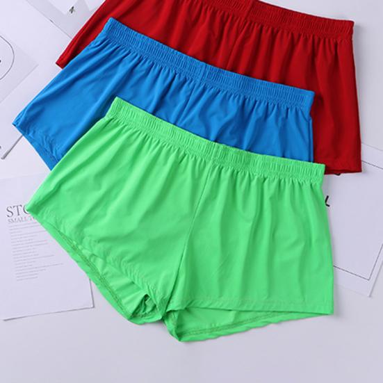Men Boxer Underwear Low Waist Breathable Smooth Wiring Perfect Fit Shorts Panties
