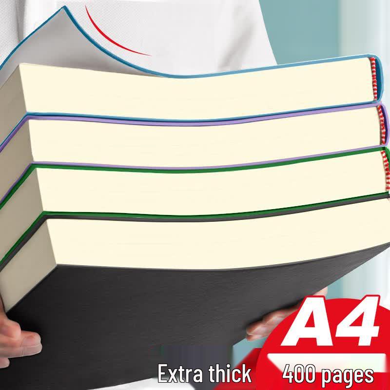 Shu Xing A4 Large 400-Page Lined Notebook