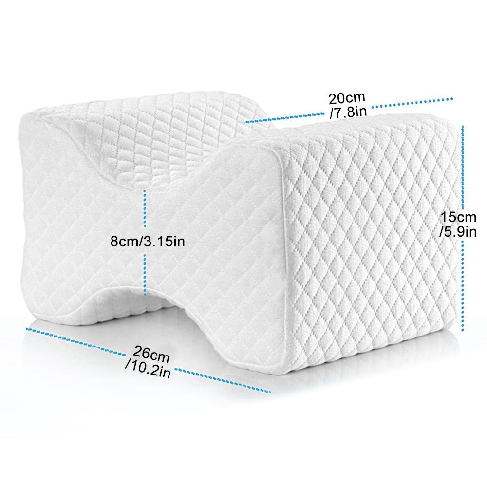 Orthopädisches Kniekissen mit Keilkontur aus Memory-Schaum zur Linderung von Ischiasnerven, Bein-, Hüft- und Gelenkschmerzen, Beinstütze, Schwangerschaftskissen