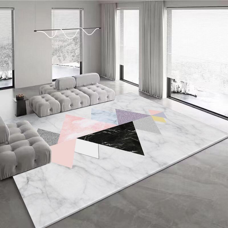 Fashionable and high-end carpet, living room sofa and coffee table carpet, light luxury Nordic minimalist carpet