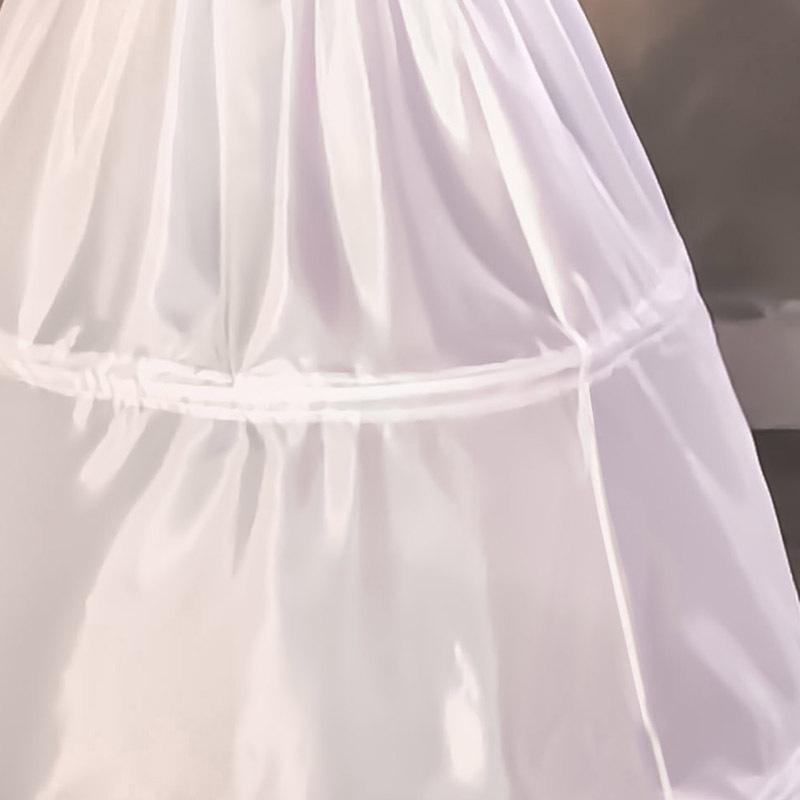 50cm Reifrock Kinder Fischbein Stütze Mittellang Mädchen Prinzessin A-Linie Unterrock mit Elastischem Bund