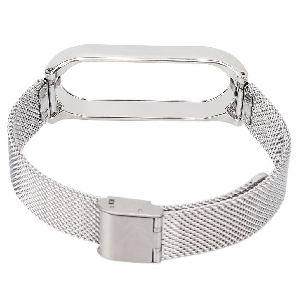 Metal Band Compatible for Xiaomi Mi Band 6 Smartwatch Replacement Steel Strap Bracelet Wristband Accessories