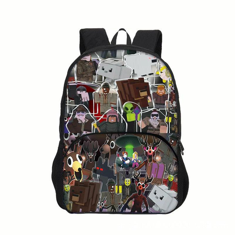 99 Nights In the Forest Children's Game-themed Backpack with Pockets 7330