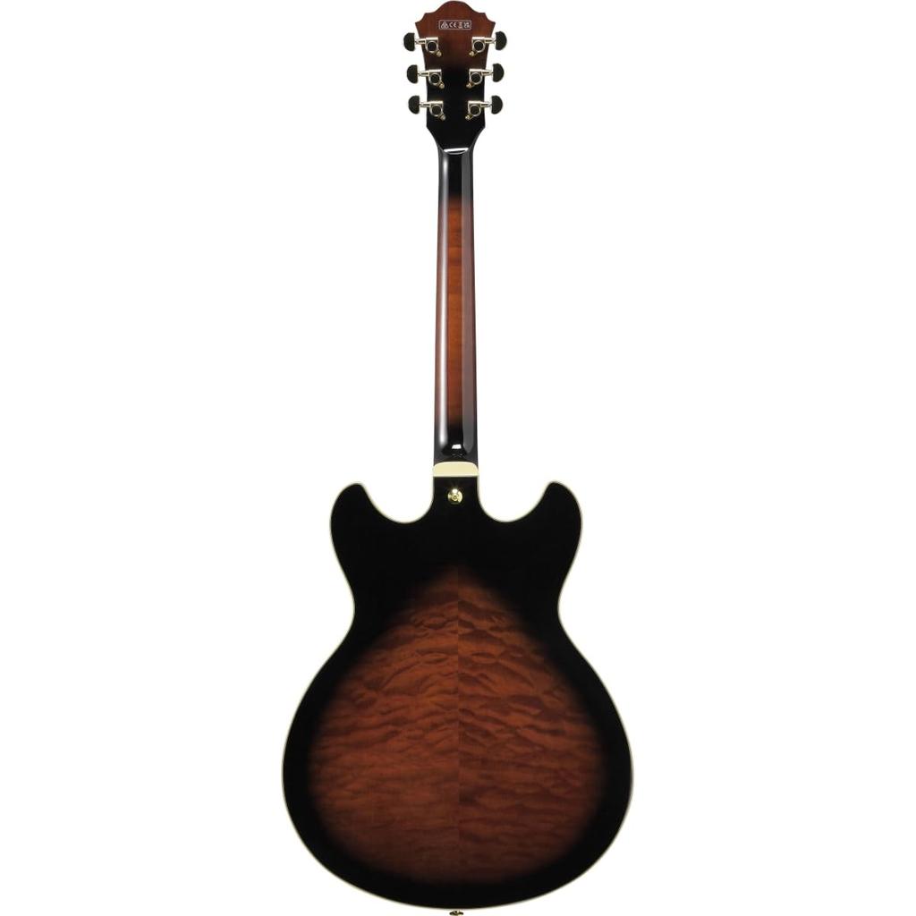 Expressionist AS93QMSP DBS Brown Ibanez Ibanez/Artcore (Dark Sunburst) [Semi-Acoustic] [SPOT MODEL]