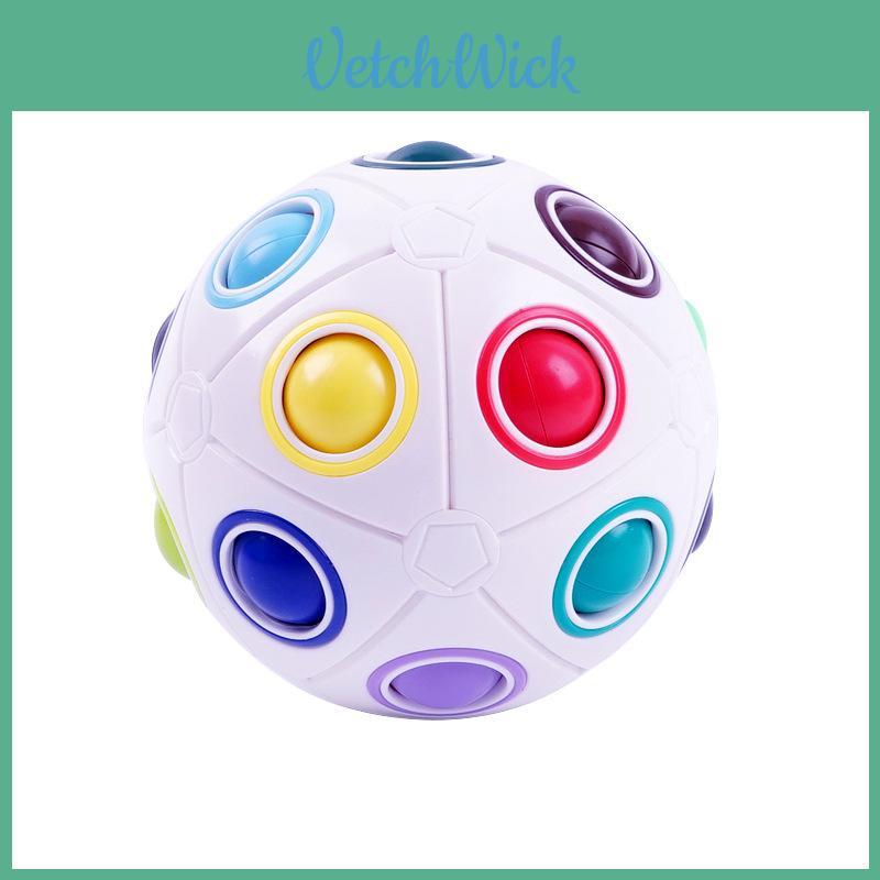 Rainbow Ball 20 Hole Puzzle Toy For Kids Brain Teasers Educational Gift