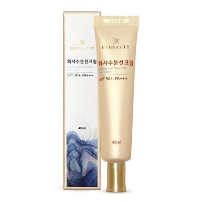 EKBEAYUTY Hwasa Feuchtigkeitsspendende Sonnencreme UV-Schutz Aufhellend Faltenreduzierend Dreifach funktionell Hautberuhigend Natürlich 40ML
