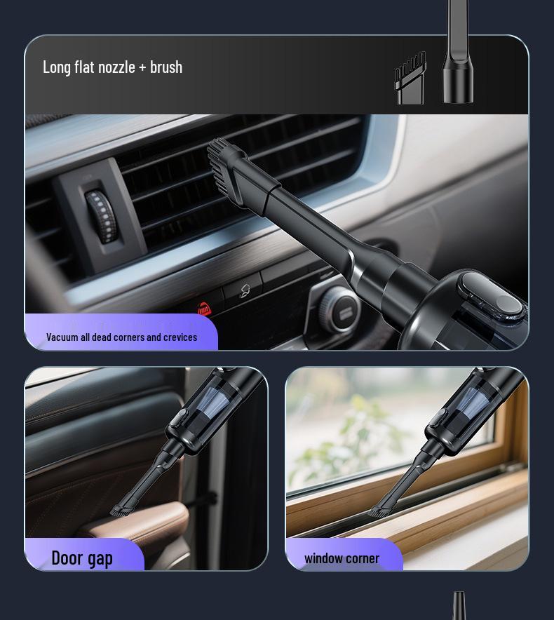 Powerful Cordless Handheld Vacuum Cleaner - 17000Pa High Suction Portable for Home Use