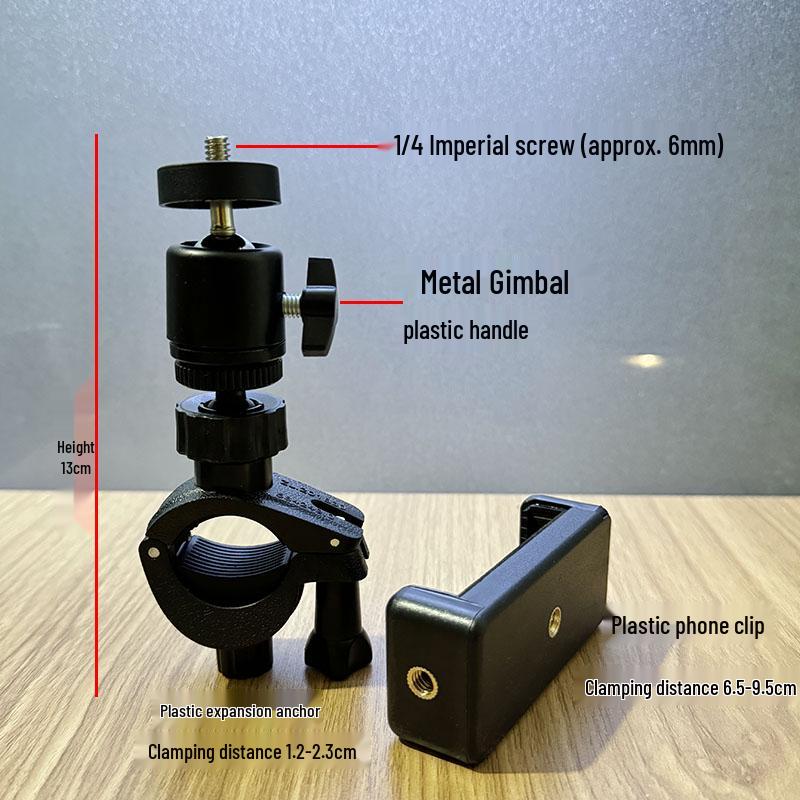 Universal Floor Stand Adapter with Phone Holder & Mount