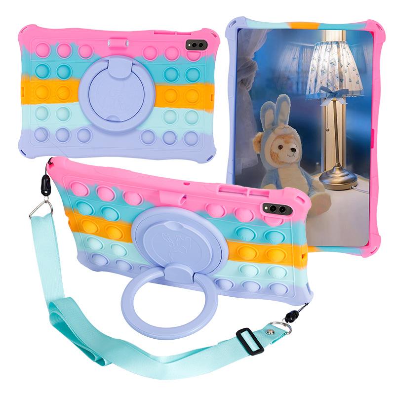 

Чехол для Huawei Honor Pad 8 HEY-W09 12 2022, мягкий, пузырчатый, силиконовый, детский чехол-подставка для Honor Pad 8 12 дюймов, чехол с плечевым ремнем For honor Pad 8