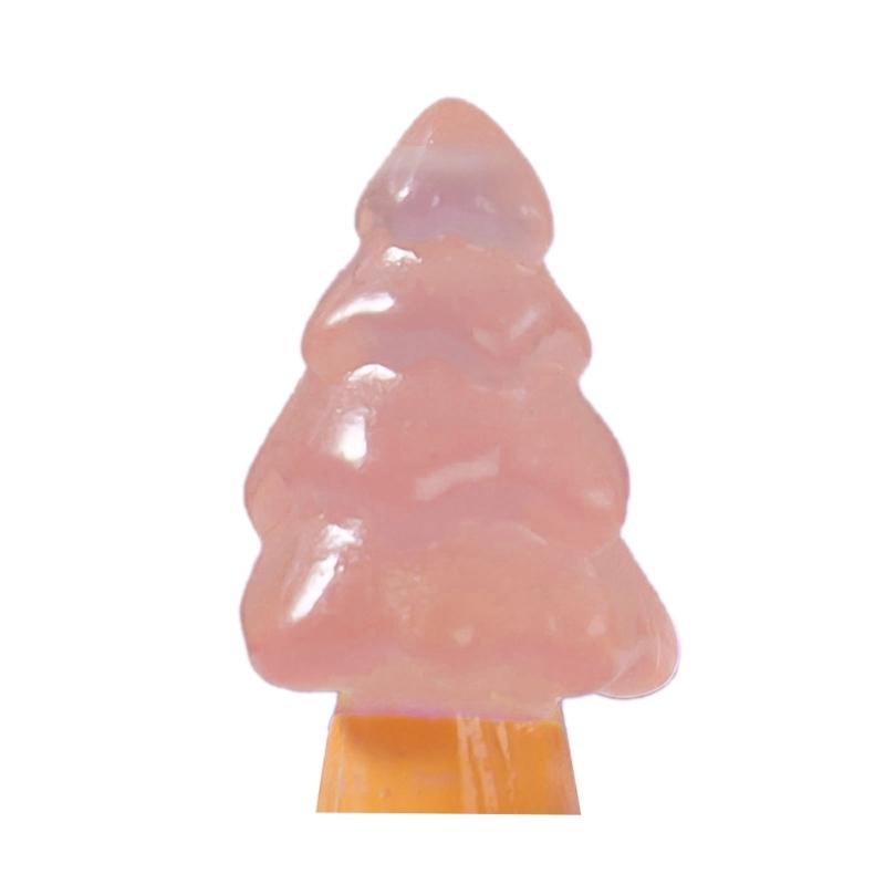 10 Pcs Microlandschaft Miniature Christmas Tree Decorations Snow Landscape Accessories Resin Crafts Luminous Ornaments