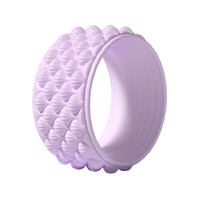 

Thin Stretching Wheel For Profound Backbends TPR Nonslip Outer Layer 550lb Support Muscle Rest Fitness Equipment фиолетовый