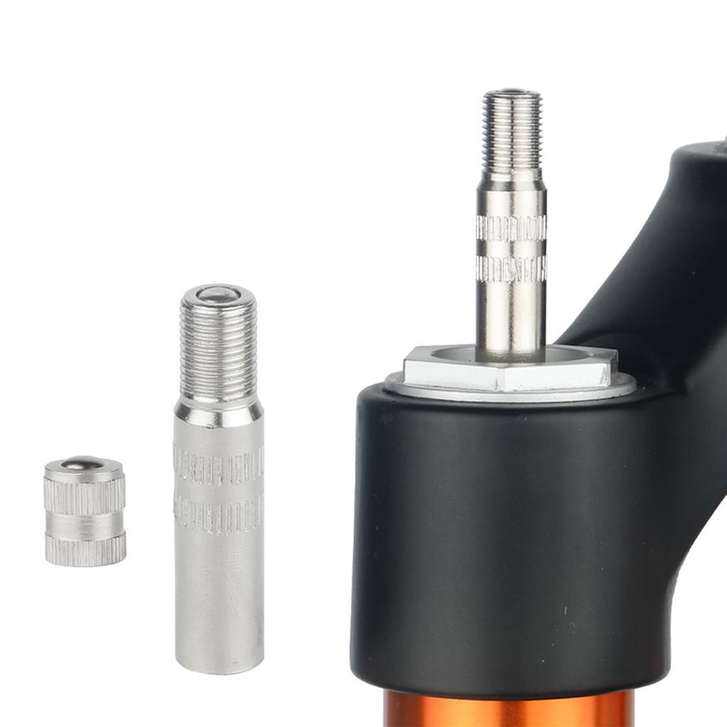 Bicycles Valve Stem Extenders Inflatable Air Nozzle Replacement Aluminum Alloy Valve Caps Stem Extender Easy To Install
