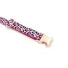 Mihala Boss Pink Leopard Print Rose Gold Buckle Engravable Dog Collar