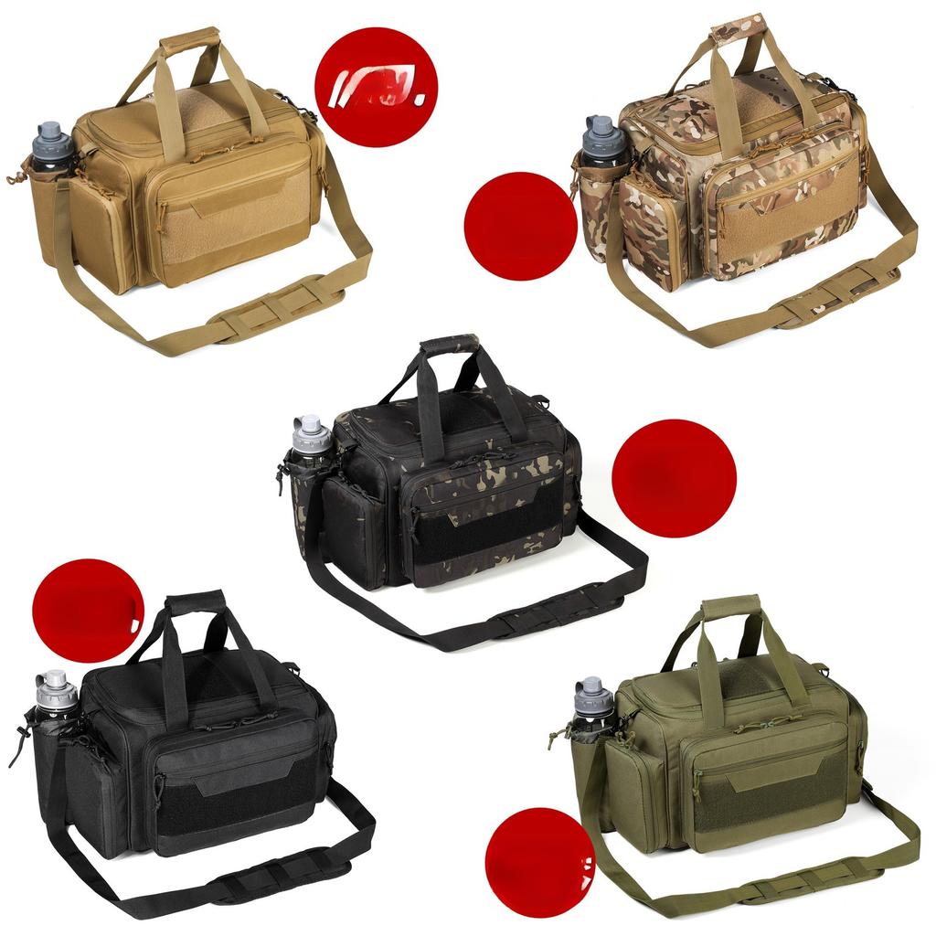 Outdoor multi-functional large-capacity storage sports gun bag, Oxford cloth field military enthusiast bag