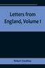 Kniha Letters from England, Volume I
