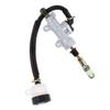Rear Foot Brake Master Cylinder Universal Pump Folding Design with Oil Cup for Geely CK Brake Cylinder and Off-road Motorcycle