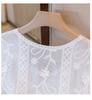 Plus Size Women's Korean Lace Embroidered Vest – Versatile Hollow Design
