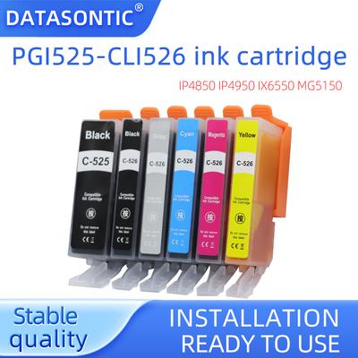 PGI525-CLI526 Ink Cartridge, For Canon IP4850 IP4950 IX6550 MG5150 MG5250 MG5350 MG6150 MG6250 MG8150 MG8250 MX715 MX885 Printer
