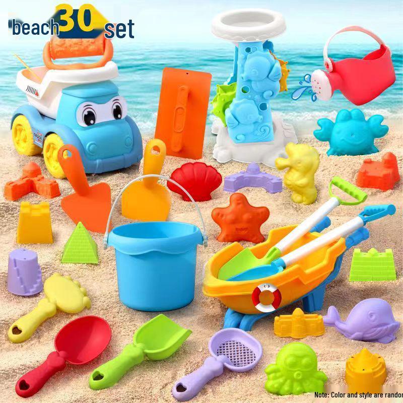 

Детский уличный набор лопаток и для игры с песком - Пляжные игрушки, копание снега, игра с водой и формочки для садовых развлечений