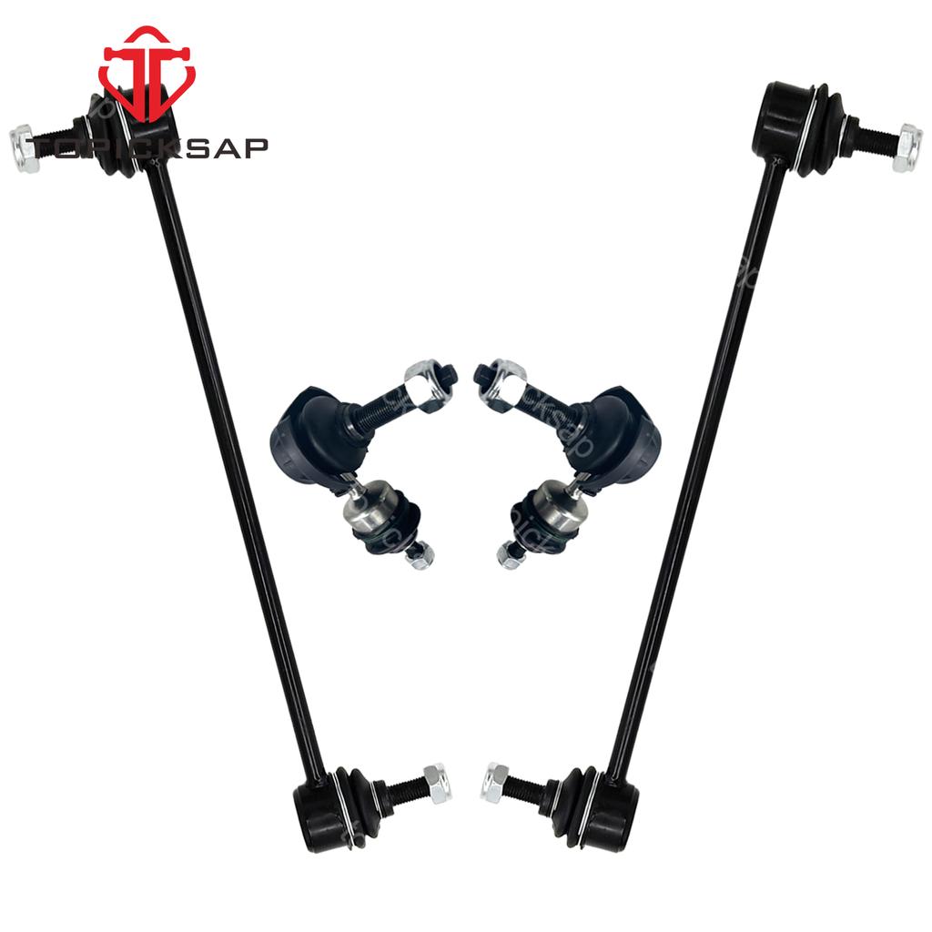 TOPICKSAP 4Pcs Front Rear Stabilizer Sway Bar End Link for Ford Focus C-Max 2013-2018 31340273 CV6Z5K484B