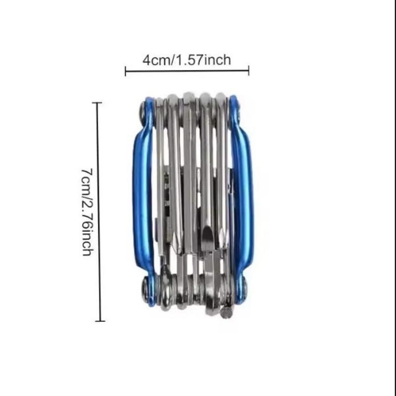 11 In 1 Bicycle Multi Tool Chain Splitter Cutter Multifunction For MTB Mountain Road Bike Wrench Screwdriver Repair Multitool