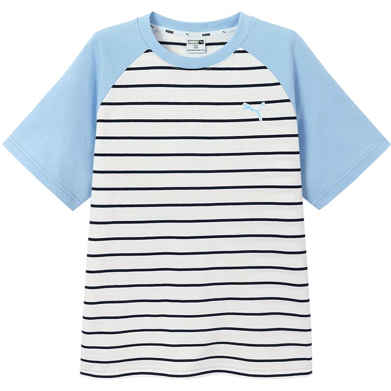 Puma Kids Summer Short Sleeve Patchwork T-Shirt