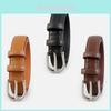 Leather Womens Belt With Classic Pin Buckle For Casual And Office Wear