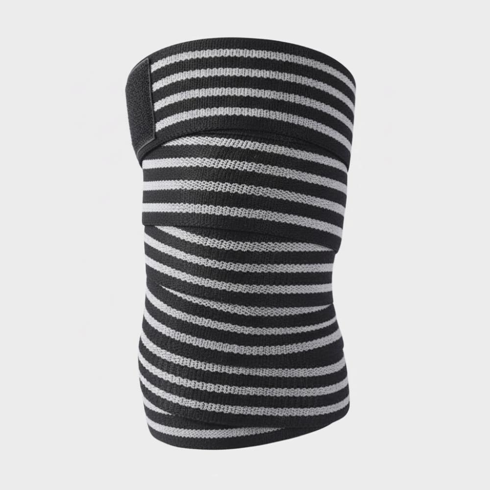 180*8CM Knee Wraps Elastic Squats Training Knee Braces Knee Bandages Squats Training серый