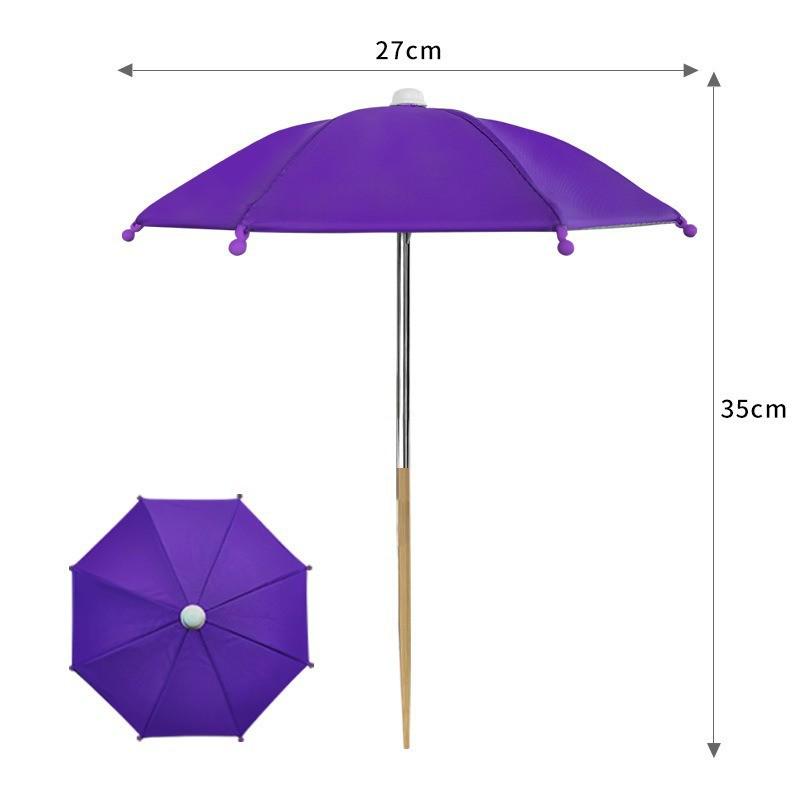 Mini Paper Umbrella Picks for Cake and Fruit Decor