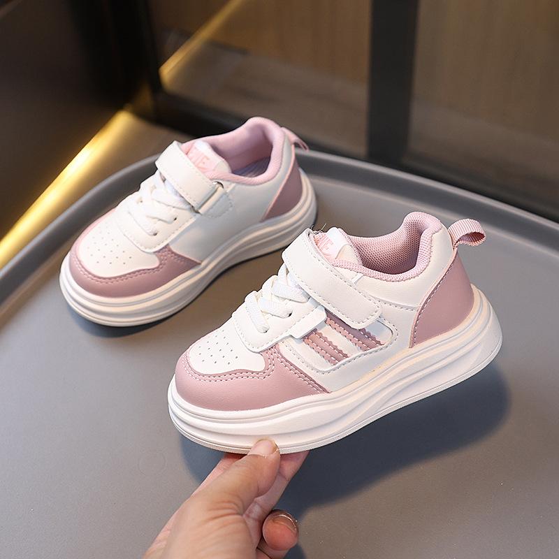 Children's Sports Shoes Board Shoes 2025 Autumn New Lightweight Girls Casual Shoes Baby Toddler Shoes Single Boys White Shoes