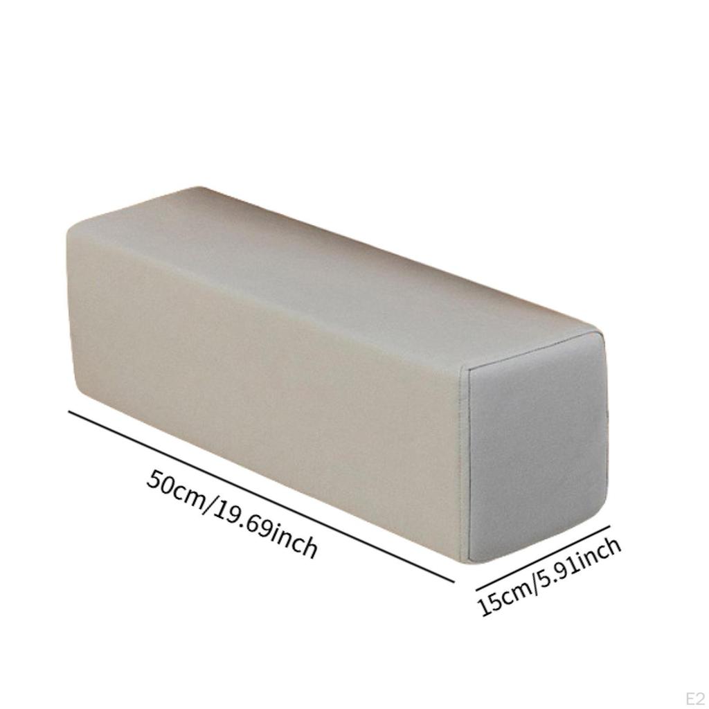 Arm Rest Pillow Armrest High Density Foam with Removable Pillowcase Cushion Pad for Couch Armchair