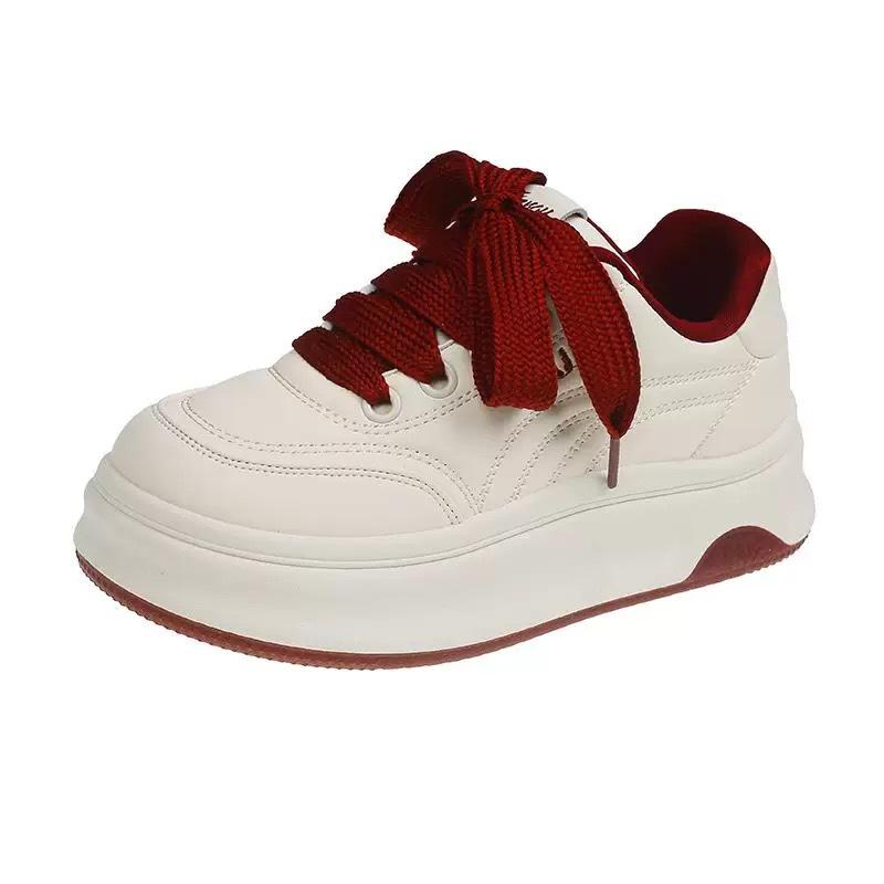 Zhao Ruth's same little white shoes for women's 2025 spring and summer new thick-soled versatile women's shoes increase the height of popular sports