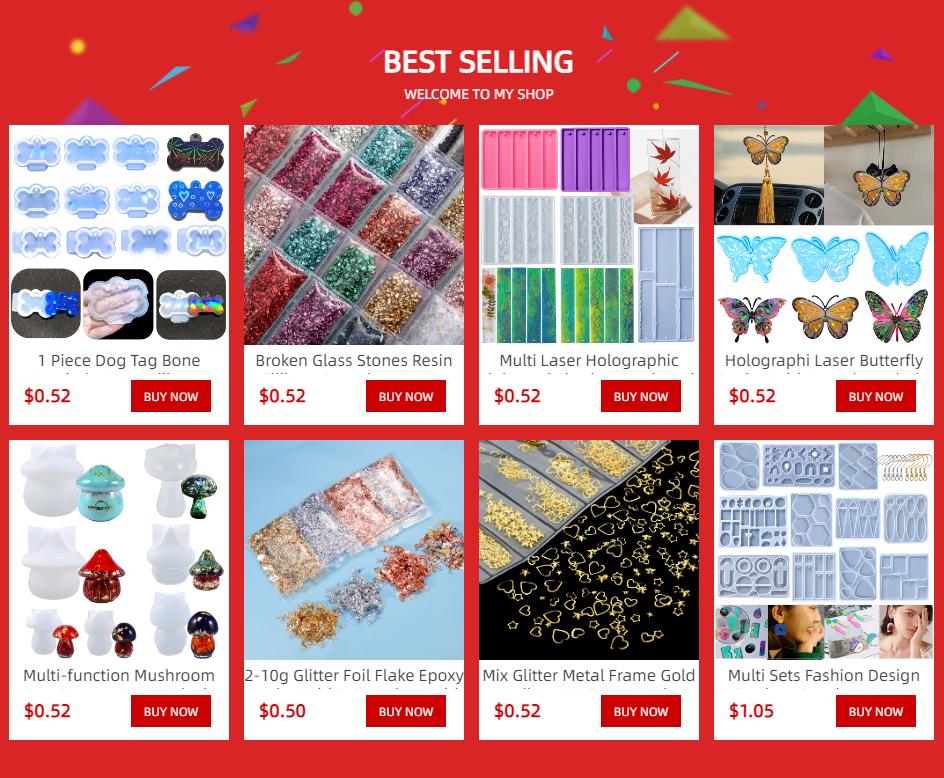 New Hot USB Silicone UV Epoxy Resin Moulds Cube Casting Necklace Bracelet For DIY Jewelry Making Tools