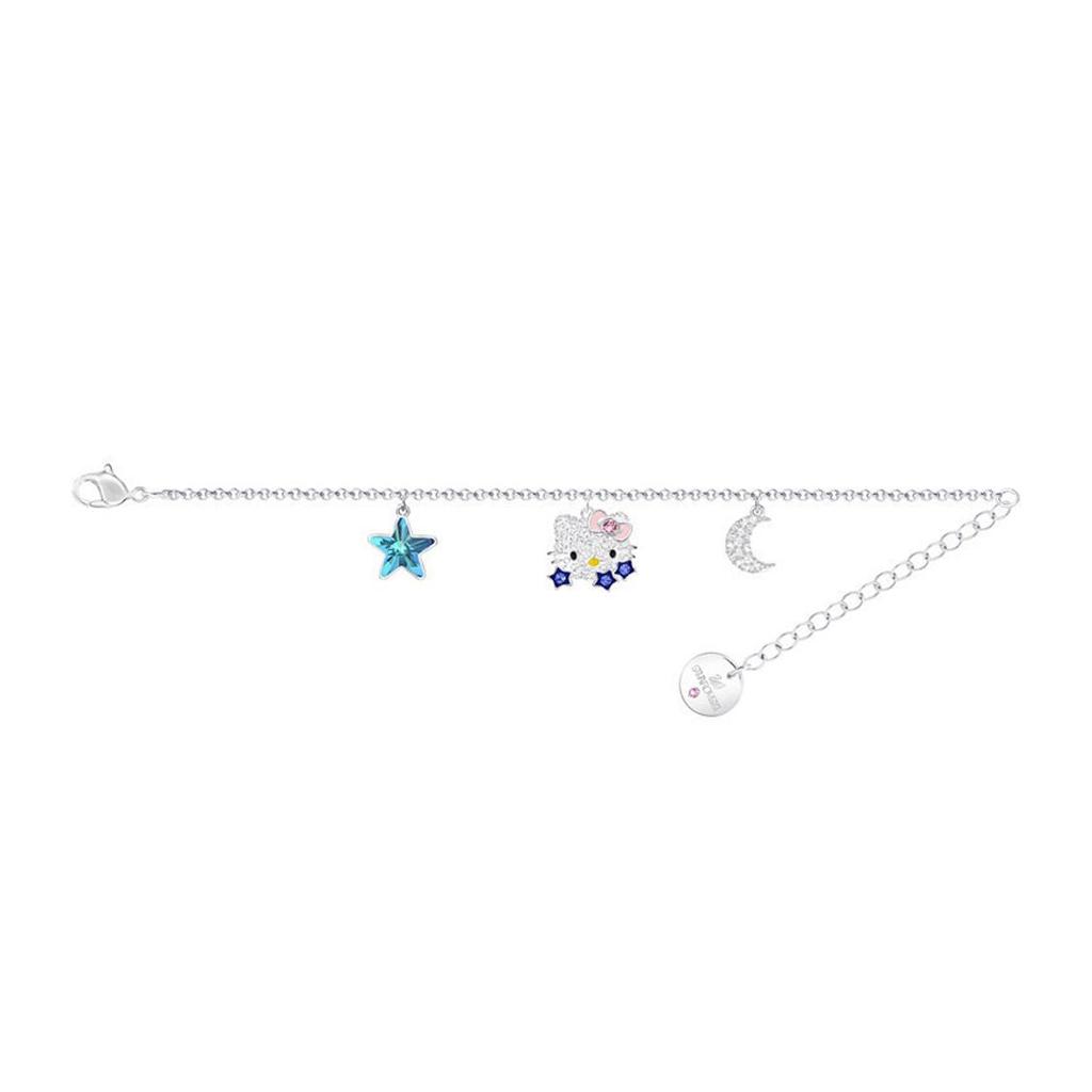 Swarovski Hello Kitty Star Moon Colorful Bracelet Women bracelet White-Gold 5297535