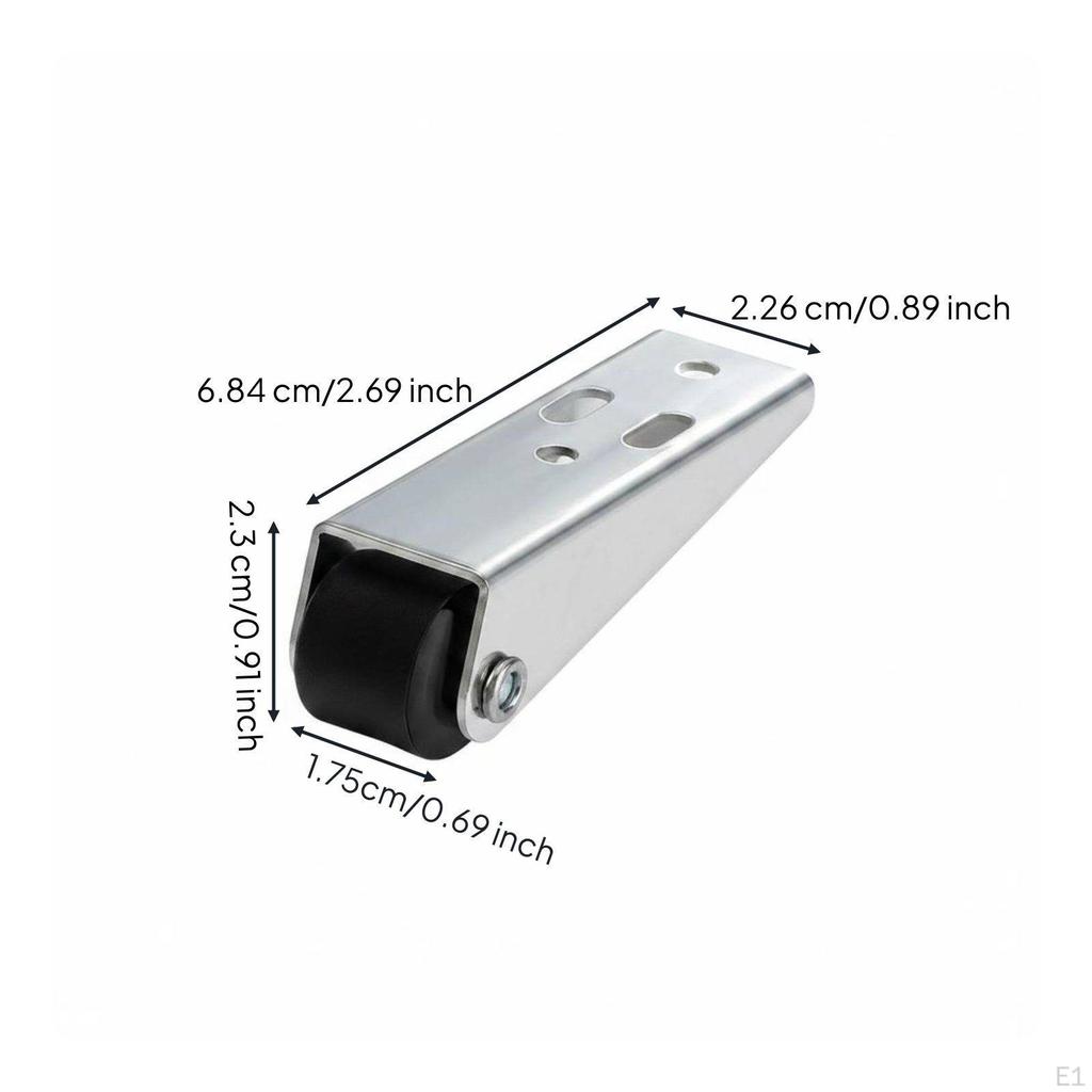 Sagging Door Support Roller Vertical Adjustment Silent Sliding LoadBearing Household