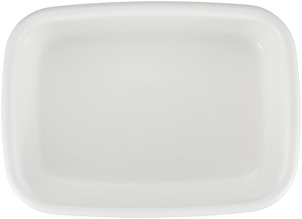 Fuji Enamel Shallow Storage S with Freezer Conte White Container, Size, 0.39L, Canister, Lid, IH, Oven, Compatible, KE-S LW,