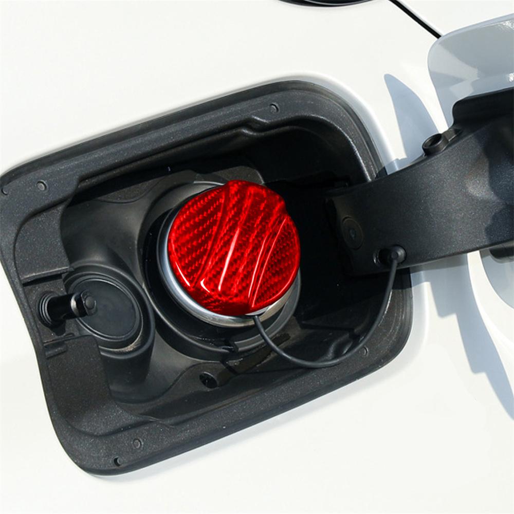 Carbon Fiber Fuel Tank Cap Cover For BMW 1 3 4 5 6 7 Series E39 E46 E70 E90 Red