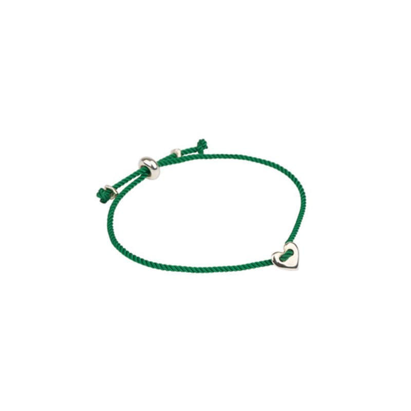 MATIAS Heart String Bracelet (Green)