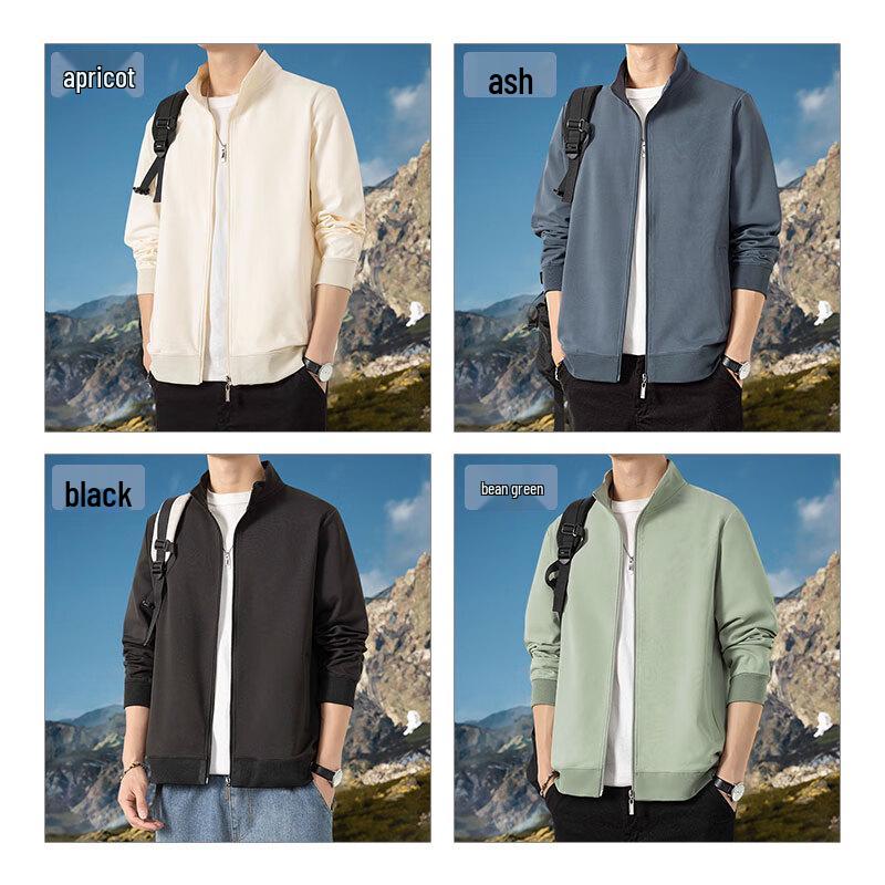 EASTERN CAMEL Men's Autumn/Winter Stand-Collar Casual Jacket