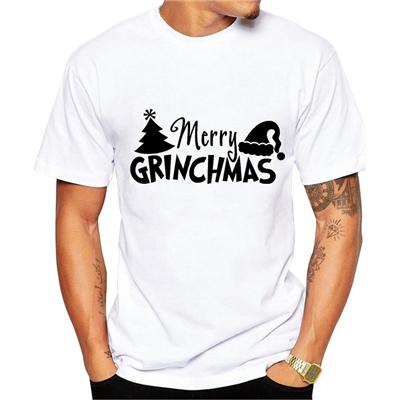 Merry Christmas T Shirts Men 2019 New Arrival Letters Printing Tshirt Chemise Homme Funny Gift for Mens Roupa Masculina Gt167