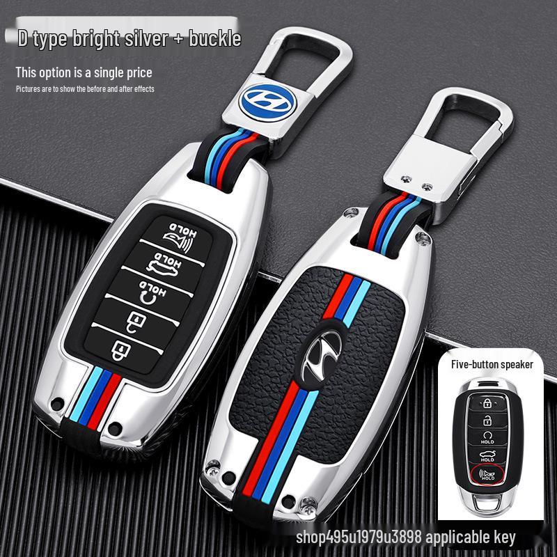 Elantra Key Case for Hyundai: Metal Shell for Mistra/Festa/ix35 Models 2022