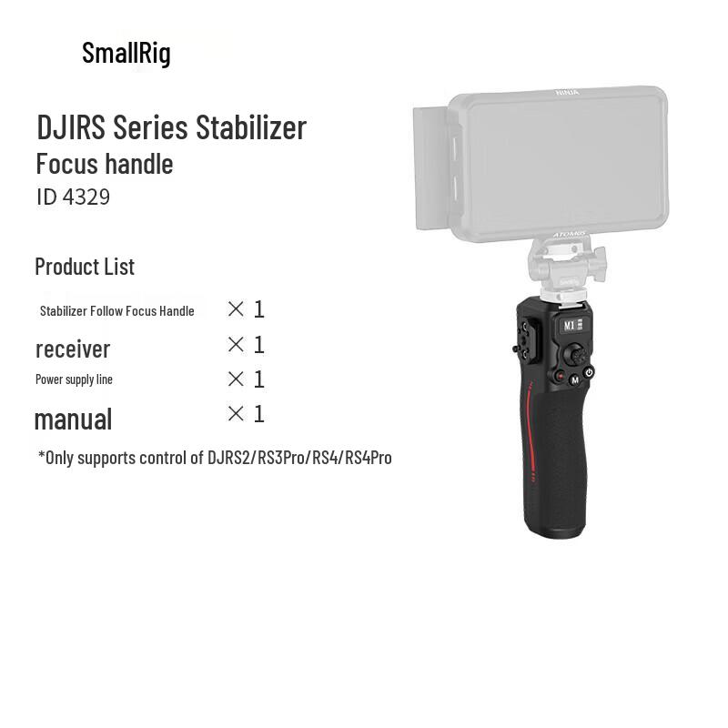 SmallRig Follow Focus Handle for DJI RS Series Gimbals